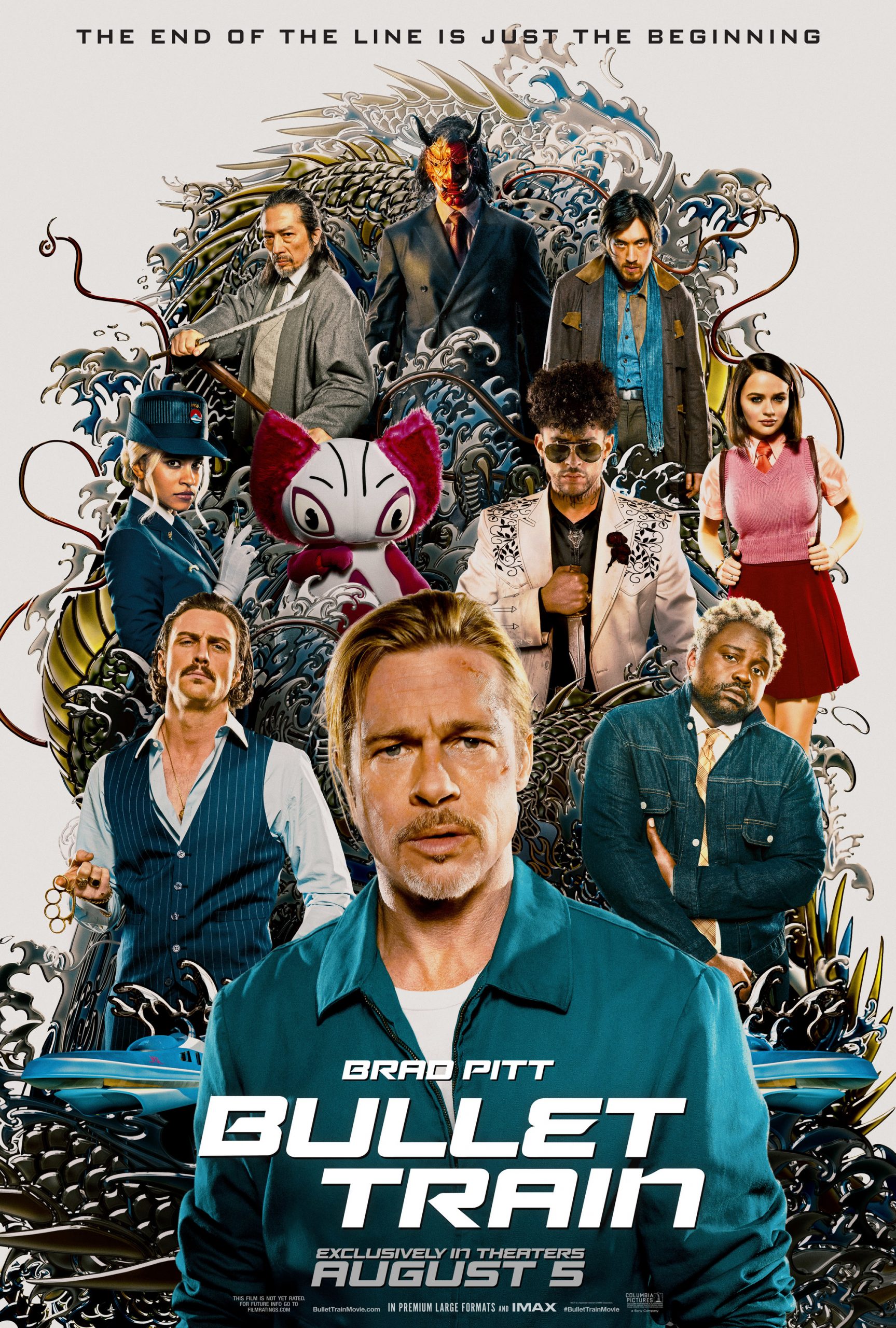 Bullet Train (2022) Film Review; Brad Pitt stars again.