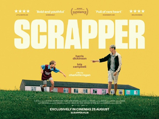 Scrapper Film Review (2023): A Whimsical Look at Grief and Growing Up!